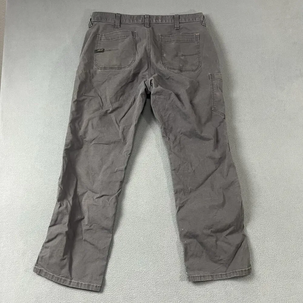Ariat Rebar M4 Jeans Mens 34X30 Relaxed Straight Double Knee Workwear